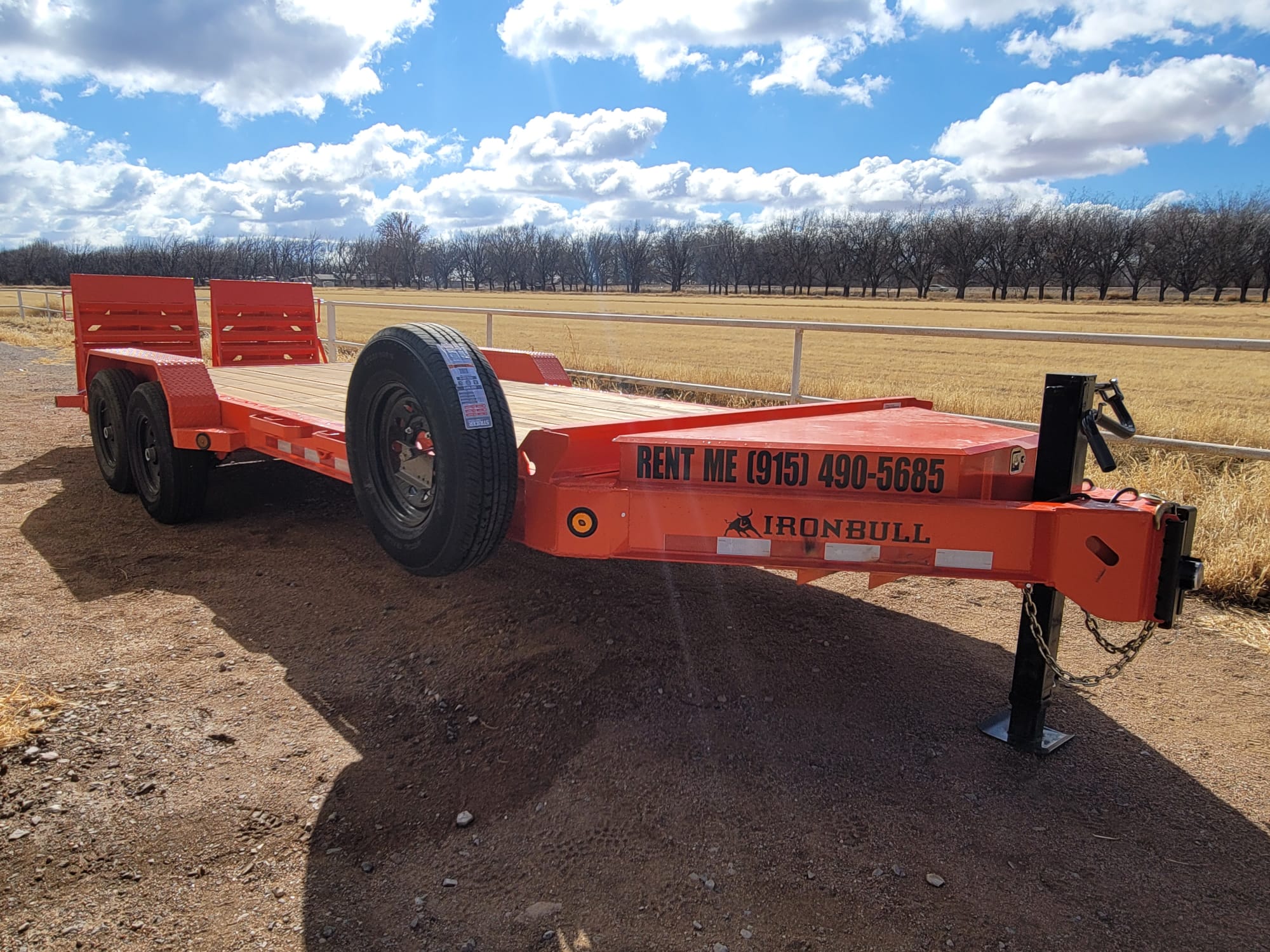 Equipment trailer rental in Anthony NM - NORSTAR heavy duty trailer